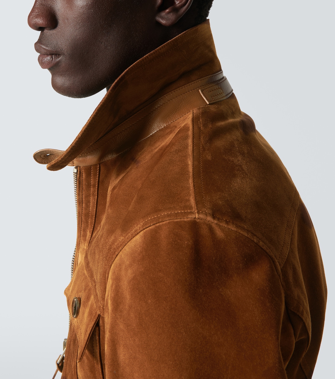 Giacca blouson in suede | Tom Ford