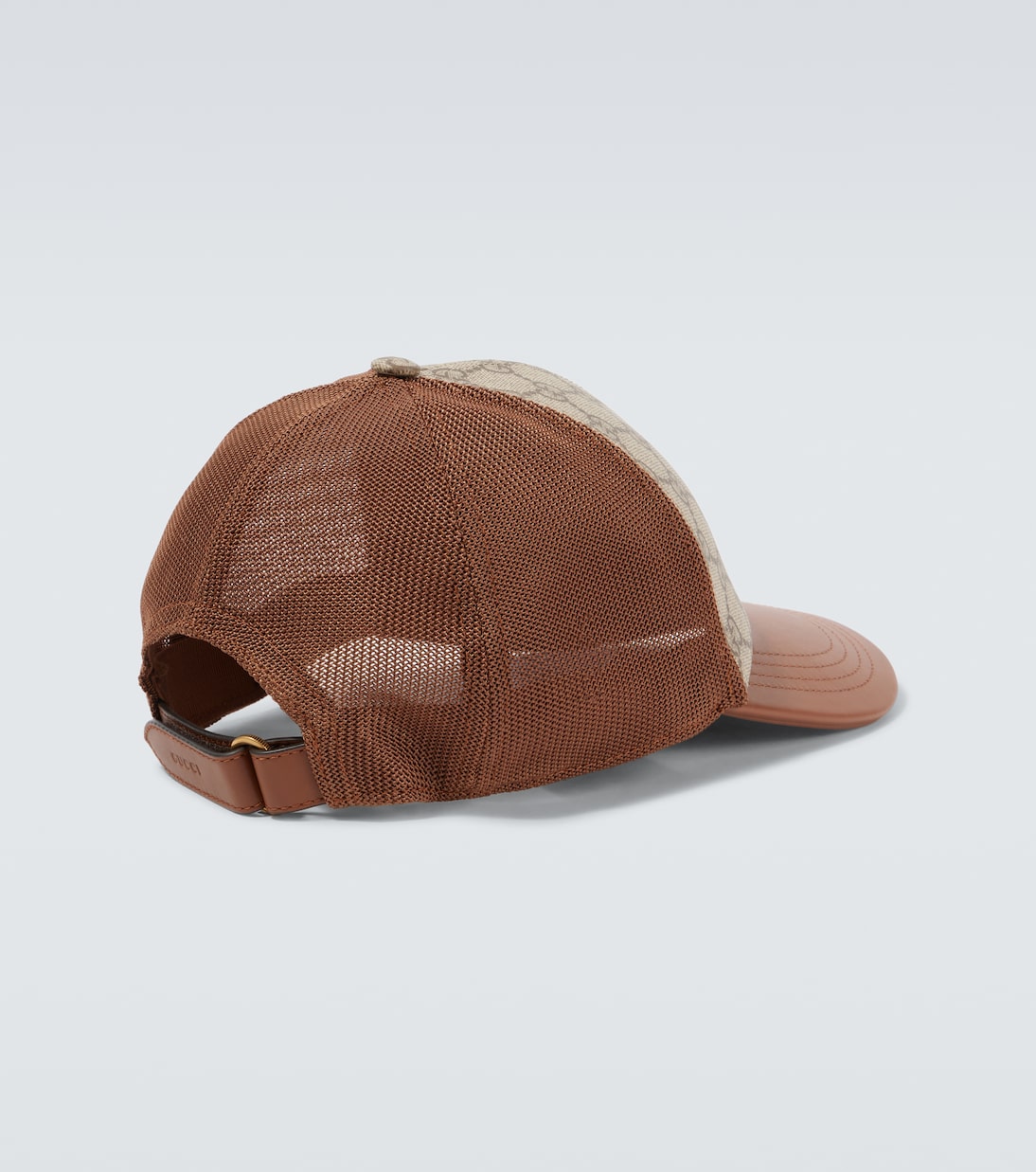 Baseballcap GG aus Canvas mit Leder | Gucci
