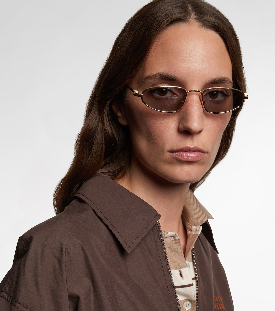 Ovale Sonnenbrille | Miu Miu