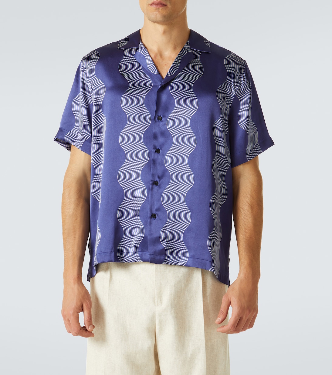 Camicia bowling Roberto in seta | Frescobol Carioca