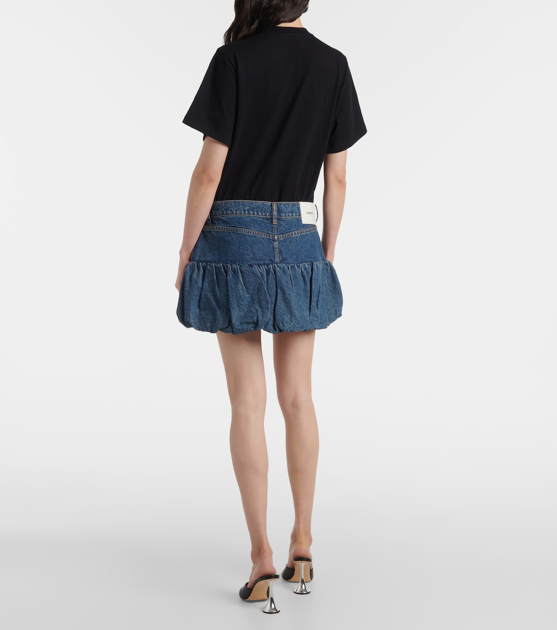 Mini-jupe Balloon en jean | Coperni