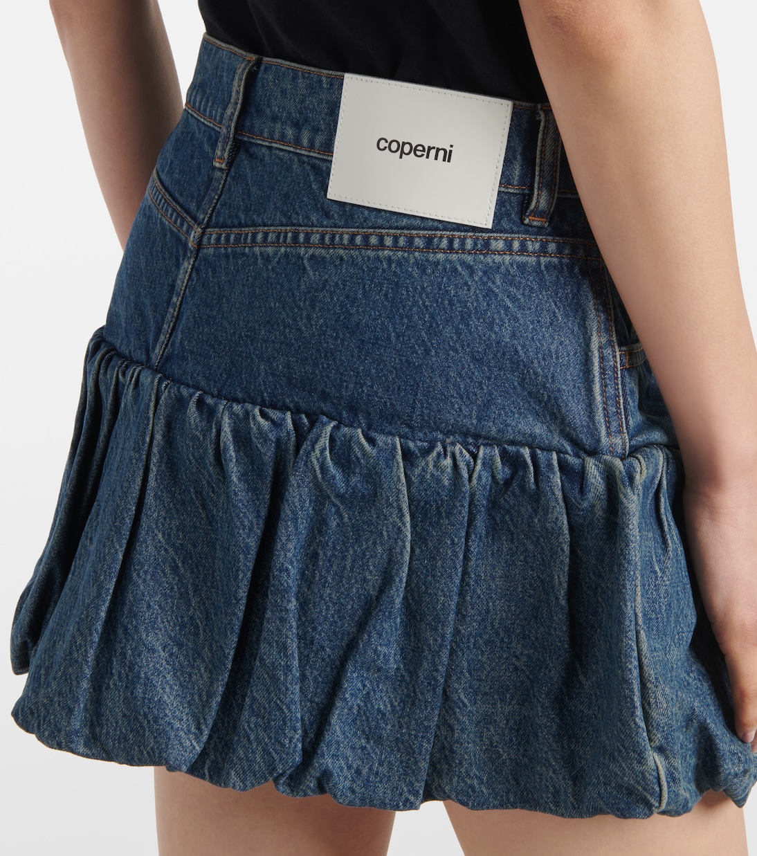 Mini-jupe Balloon en jean | Coperni