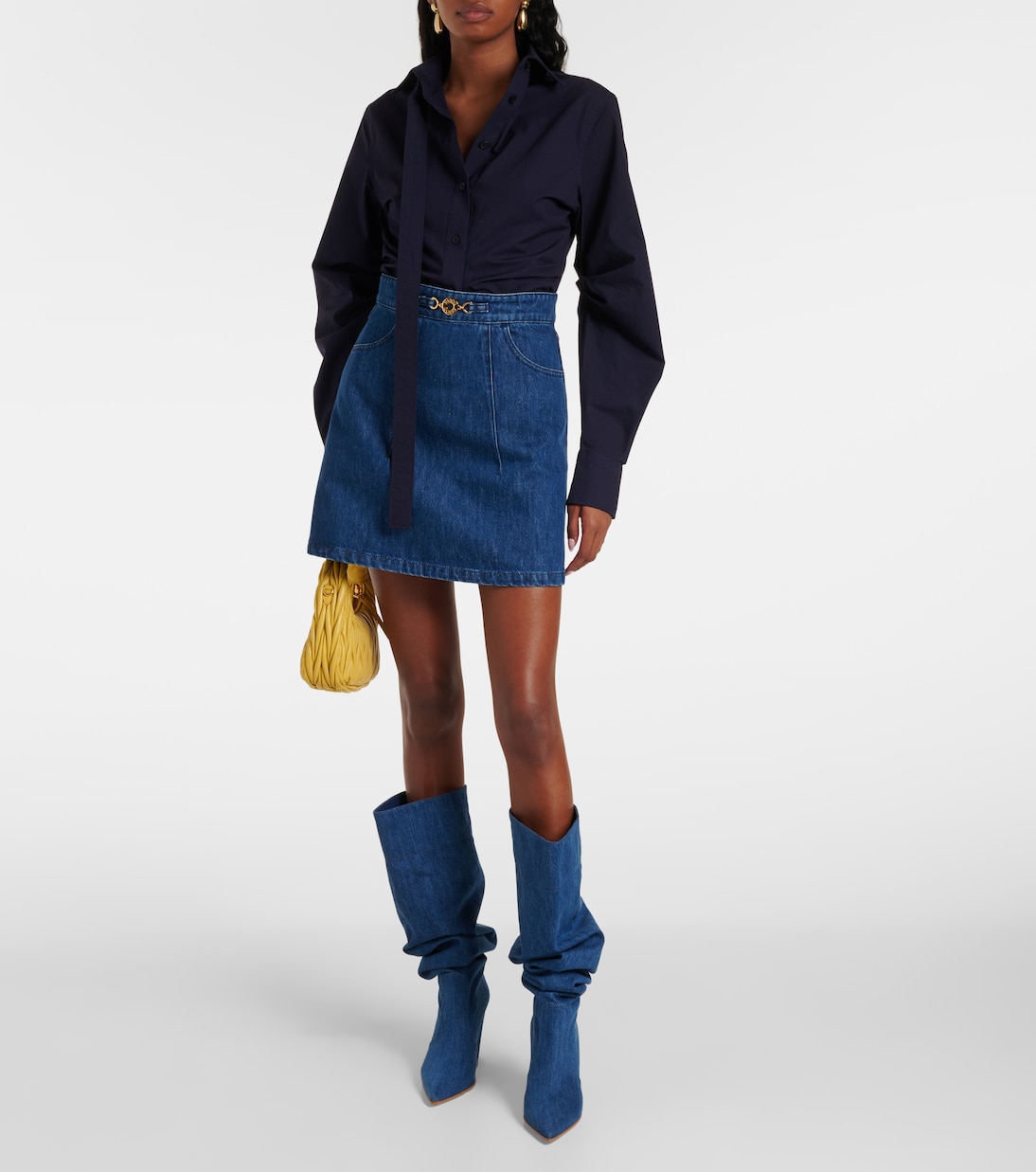 Botas mosqueteras Keinna 85 de denim | Gianvito Rossi
