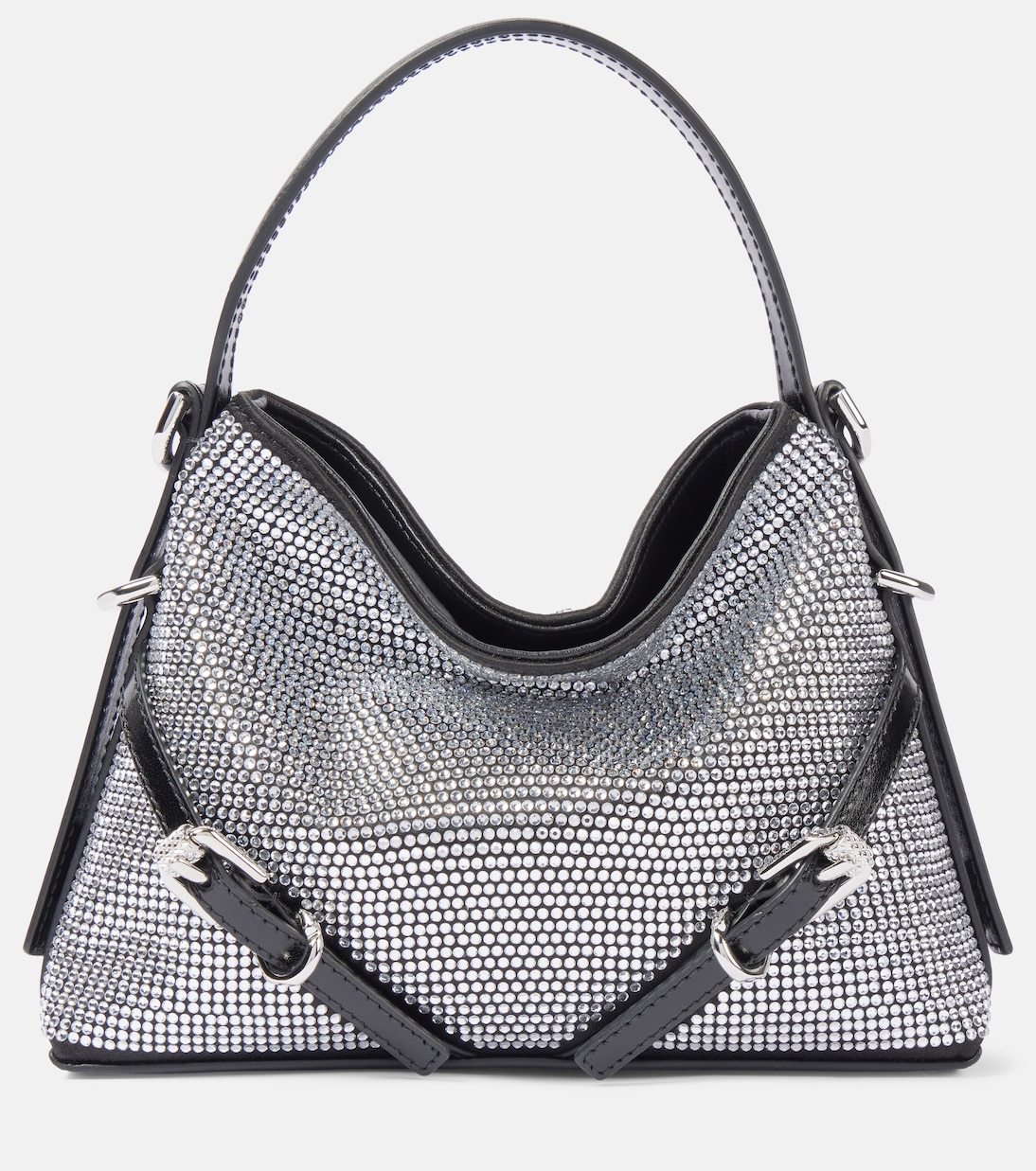 Borsa a spalla Voyou Nano con cristalli | Givenchy