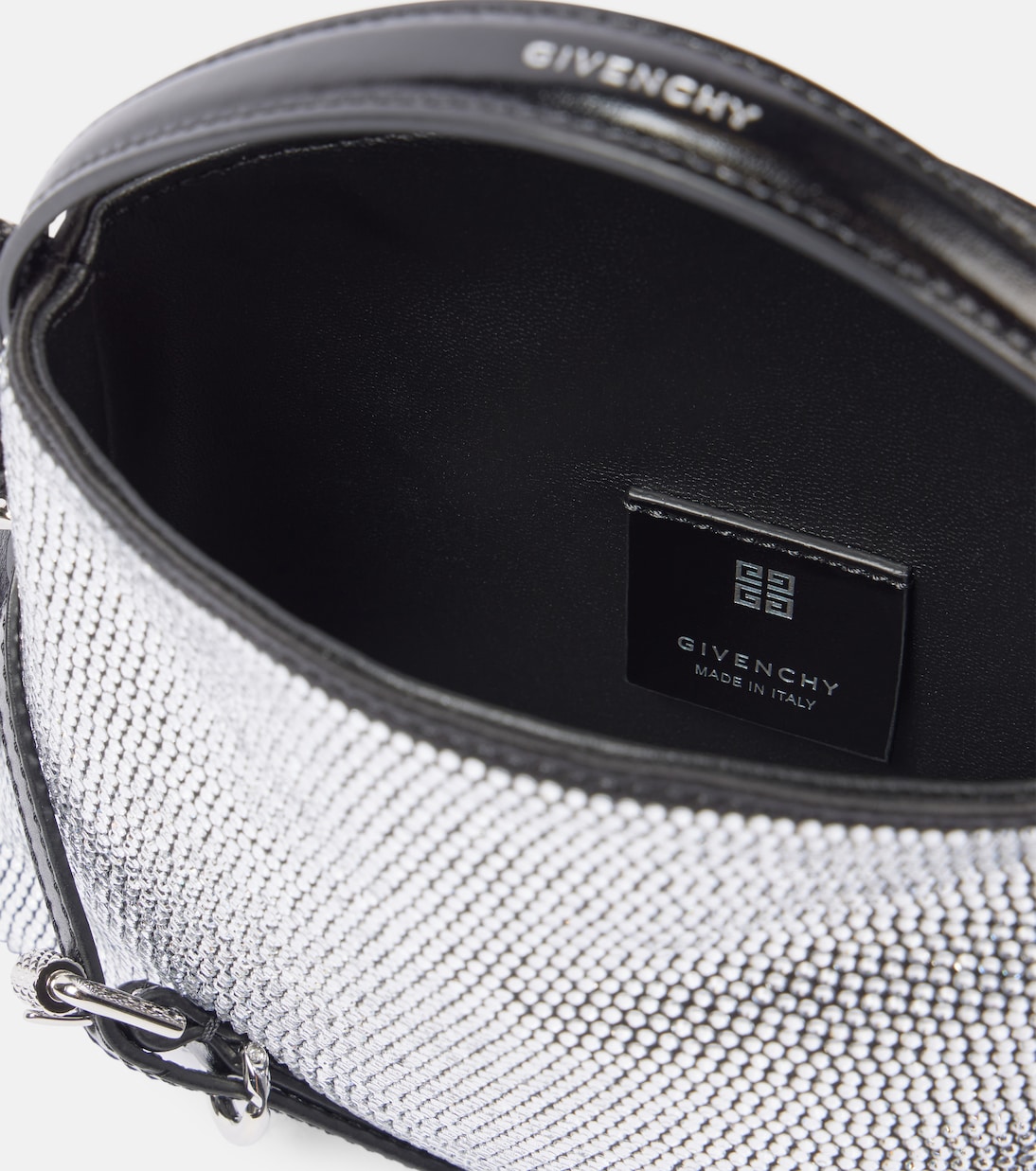 Borsa a spalla Voyou Nano con cristalli | Givenchy
