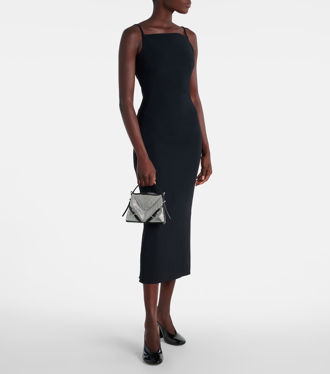 Borsa a spalla Voyou Nano con cristalli | Givenchy