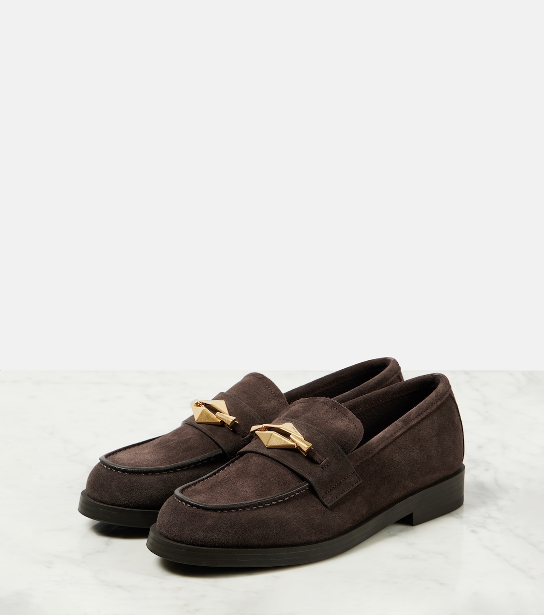 Mocassins Maddie en daim | Jimmy Choo