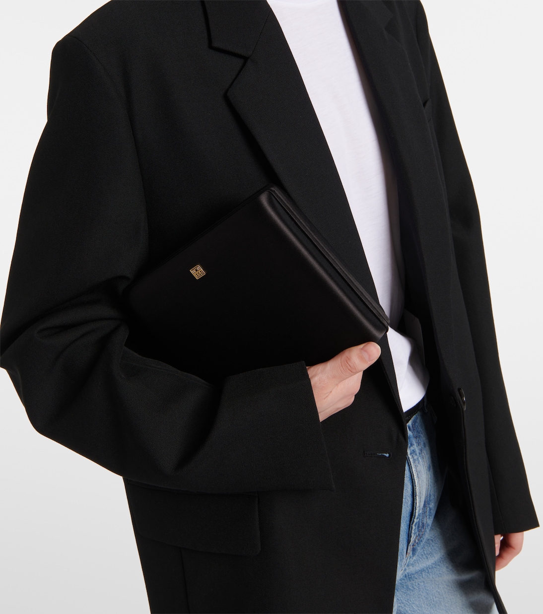 Satin Box clutch | Toteme