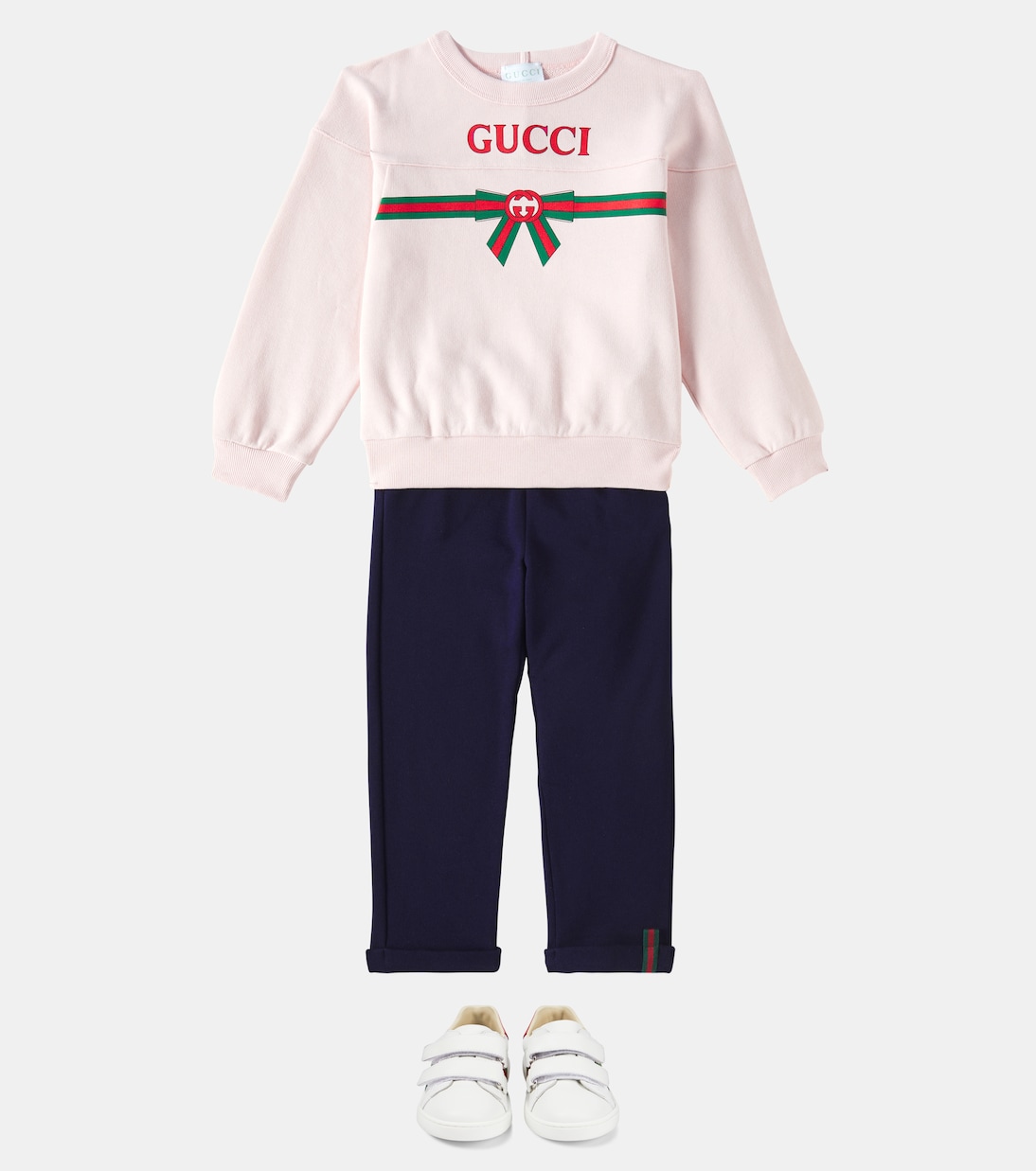 Felpa in cotone con logo | Gucci Kids