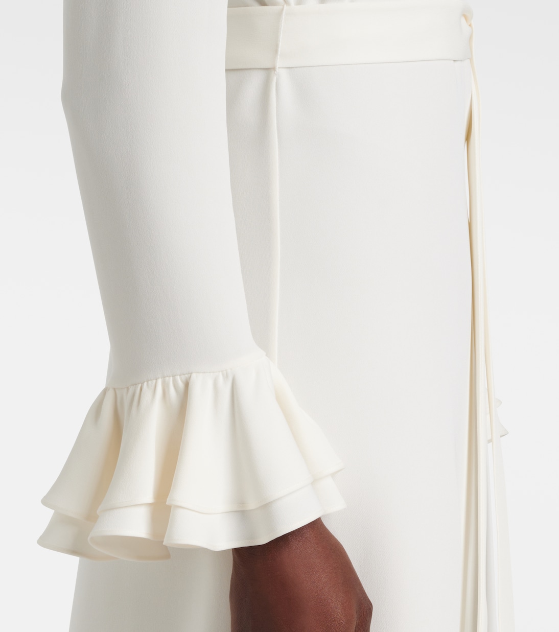 Vestido midi de Cady Couture | Valentino