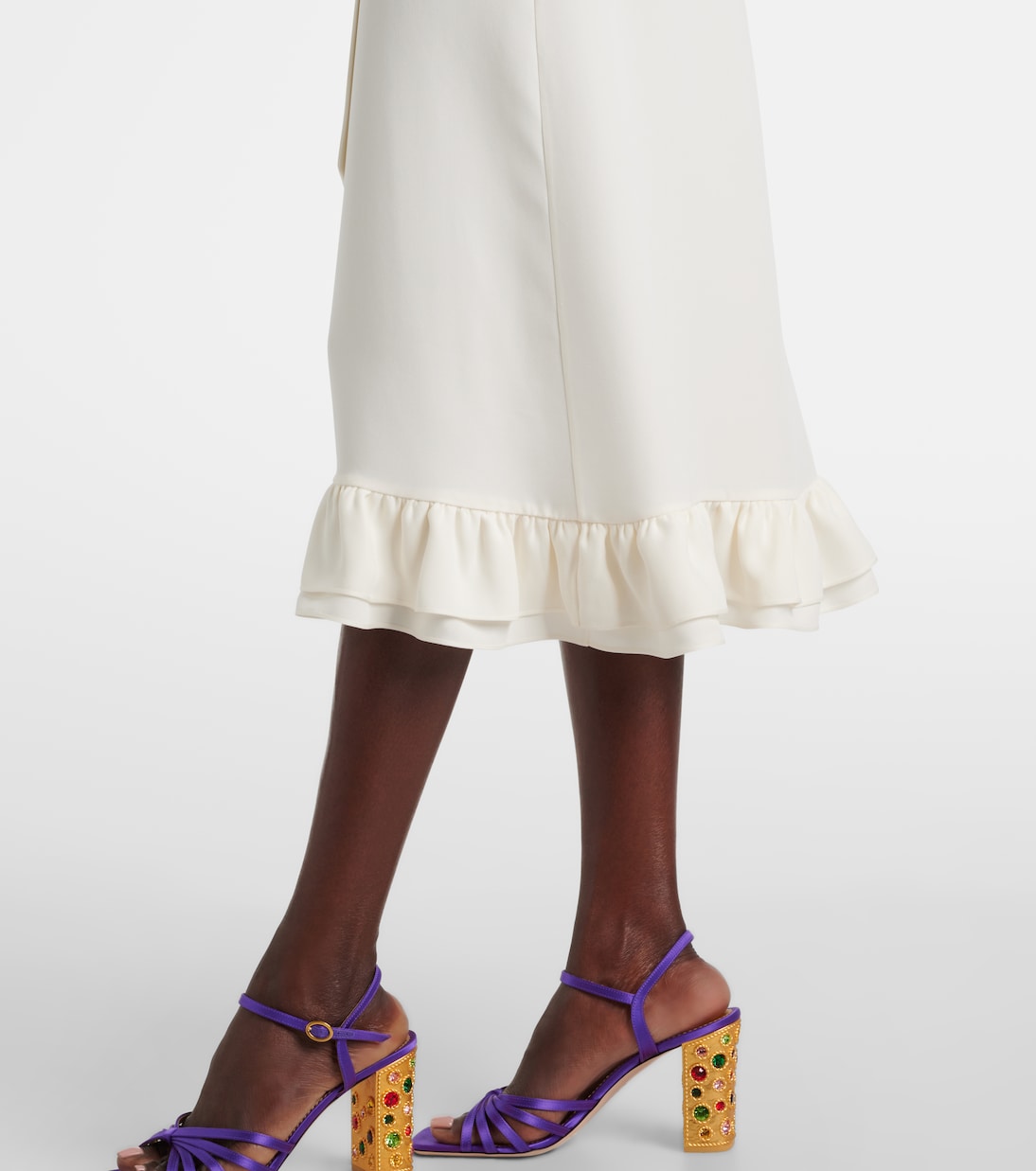 Vestido midi de Cady Couture | Valentino
