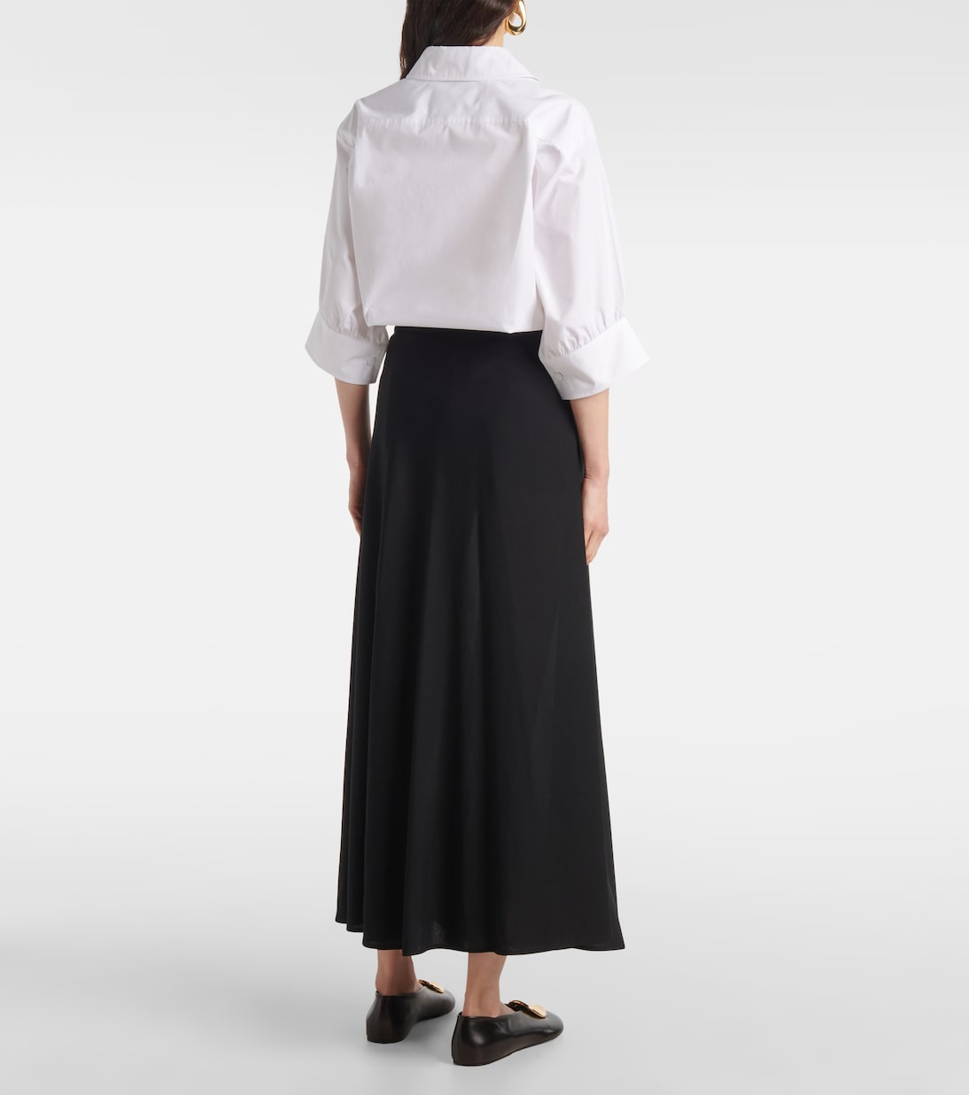 Gonna midi con pieghe | Jil Sander