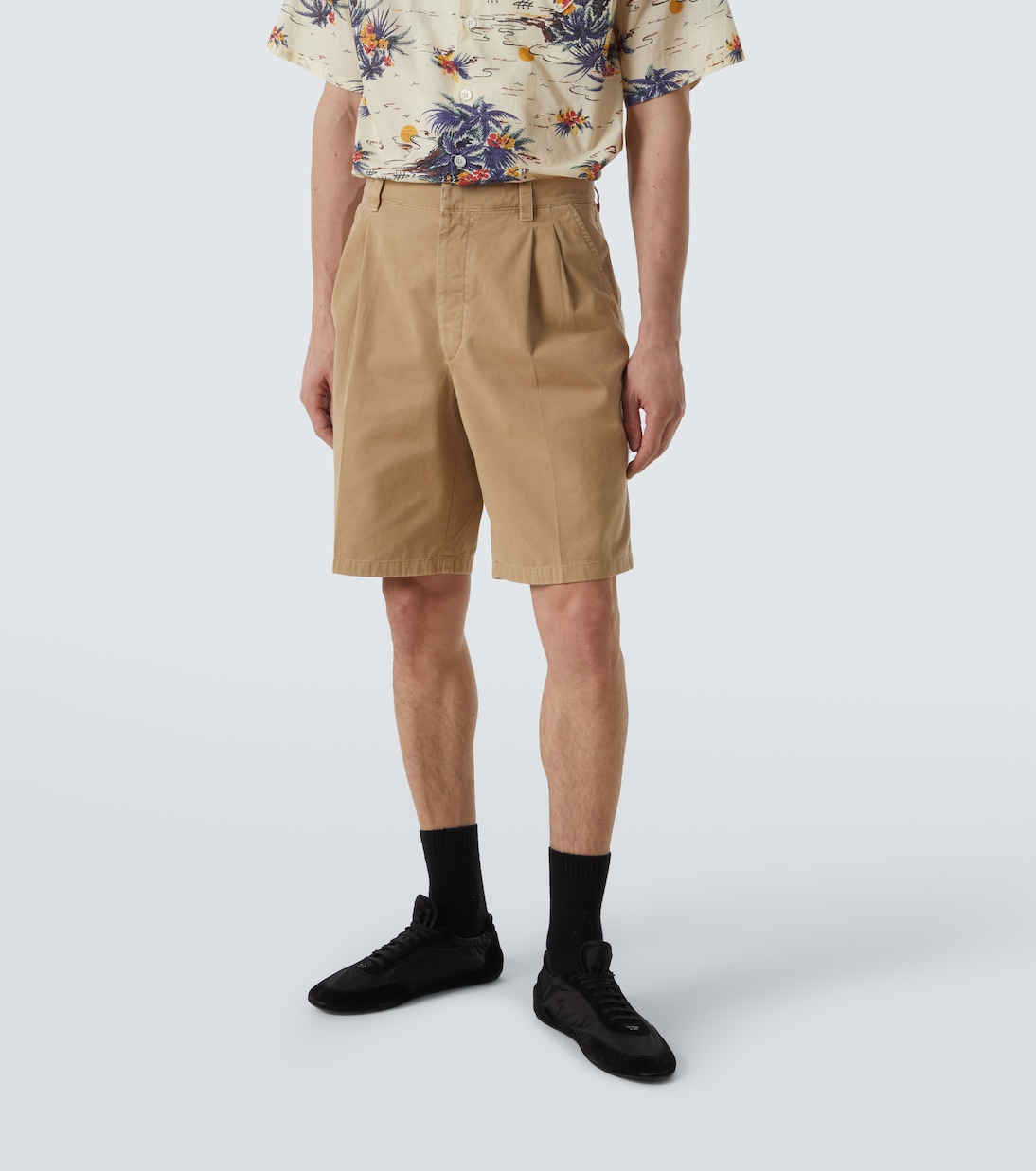 Bermuda-Shorts aus Baumwolle | Prada