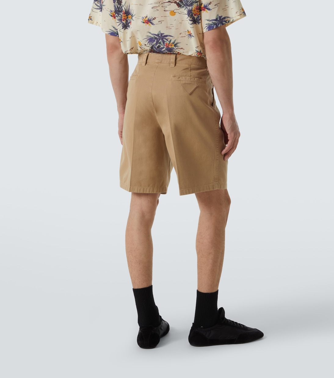 Bermuda-Shorts aus Baumwolle | Prada
