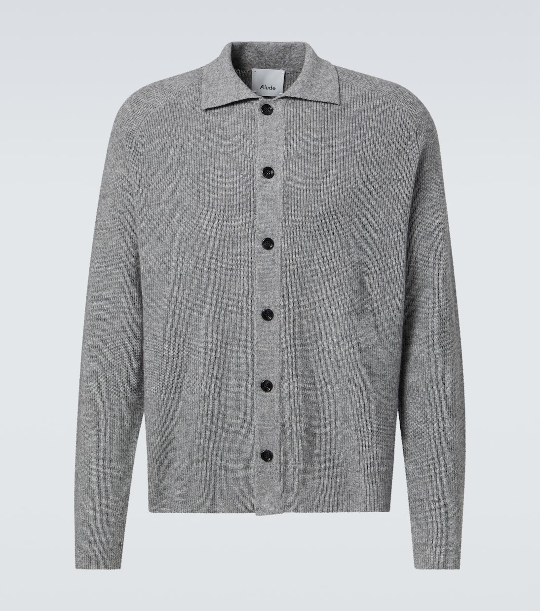 Hemdjacke aus Baumwolle und Kaschmir | Allude