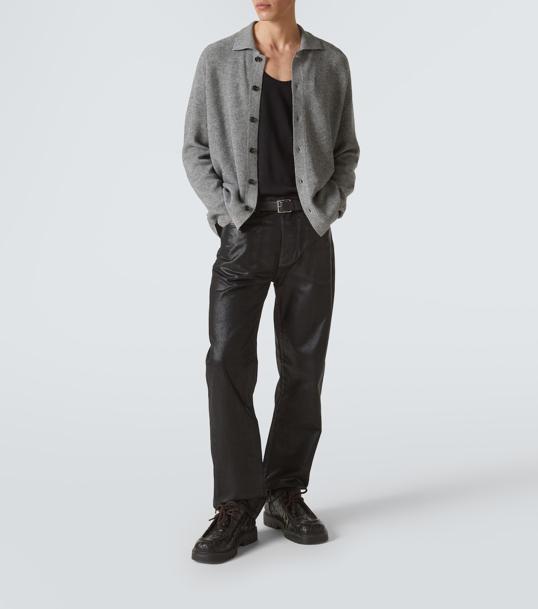 Hemdjacke aus Baumwolle und Kaschmir | Allude