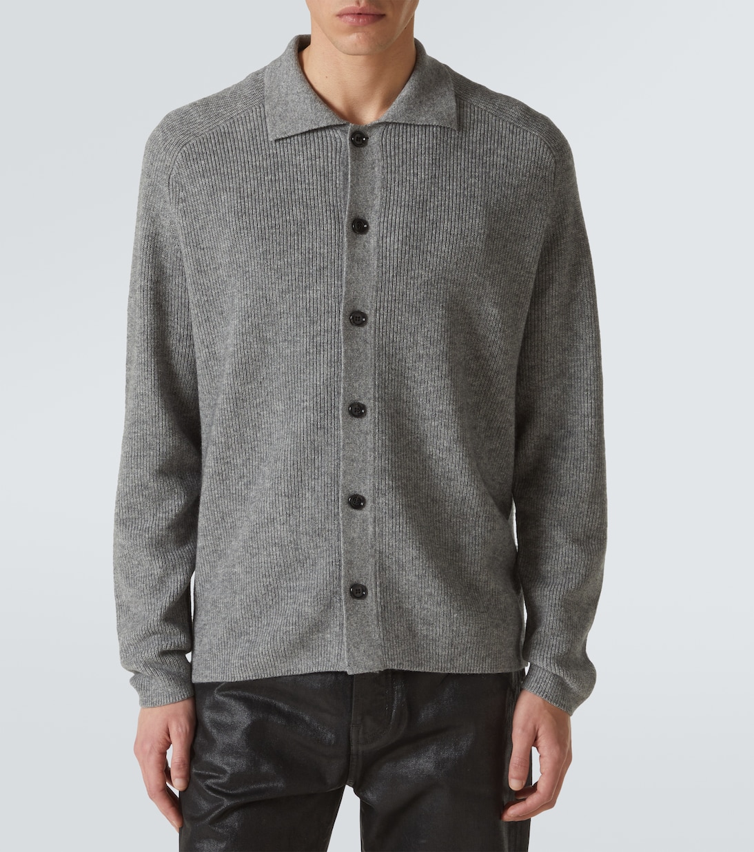 Hemdjacke aus Baumwolle und Kaschmir | Allude