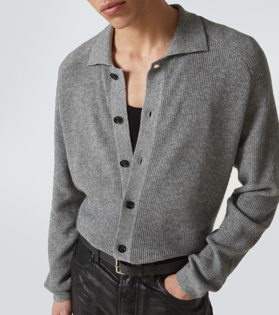 Hemdjacke aus Baumwolle und Kaschmir | Allude