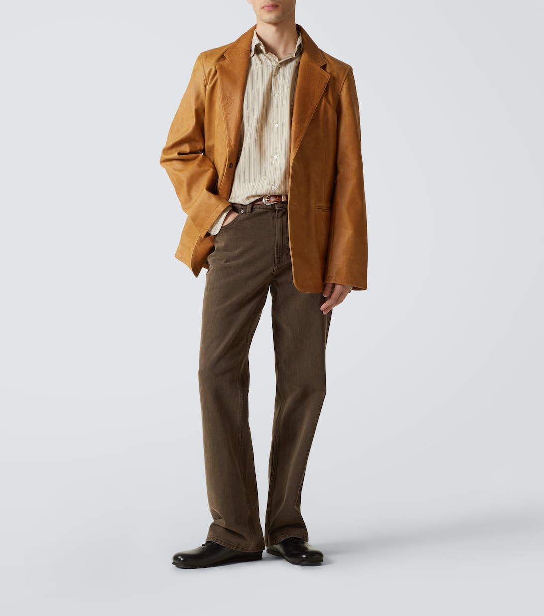 Blazer Opening in pelle | Our Legacy