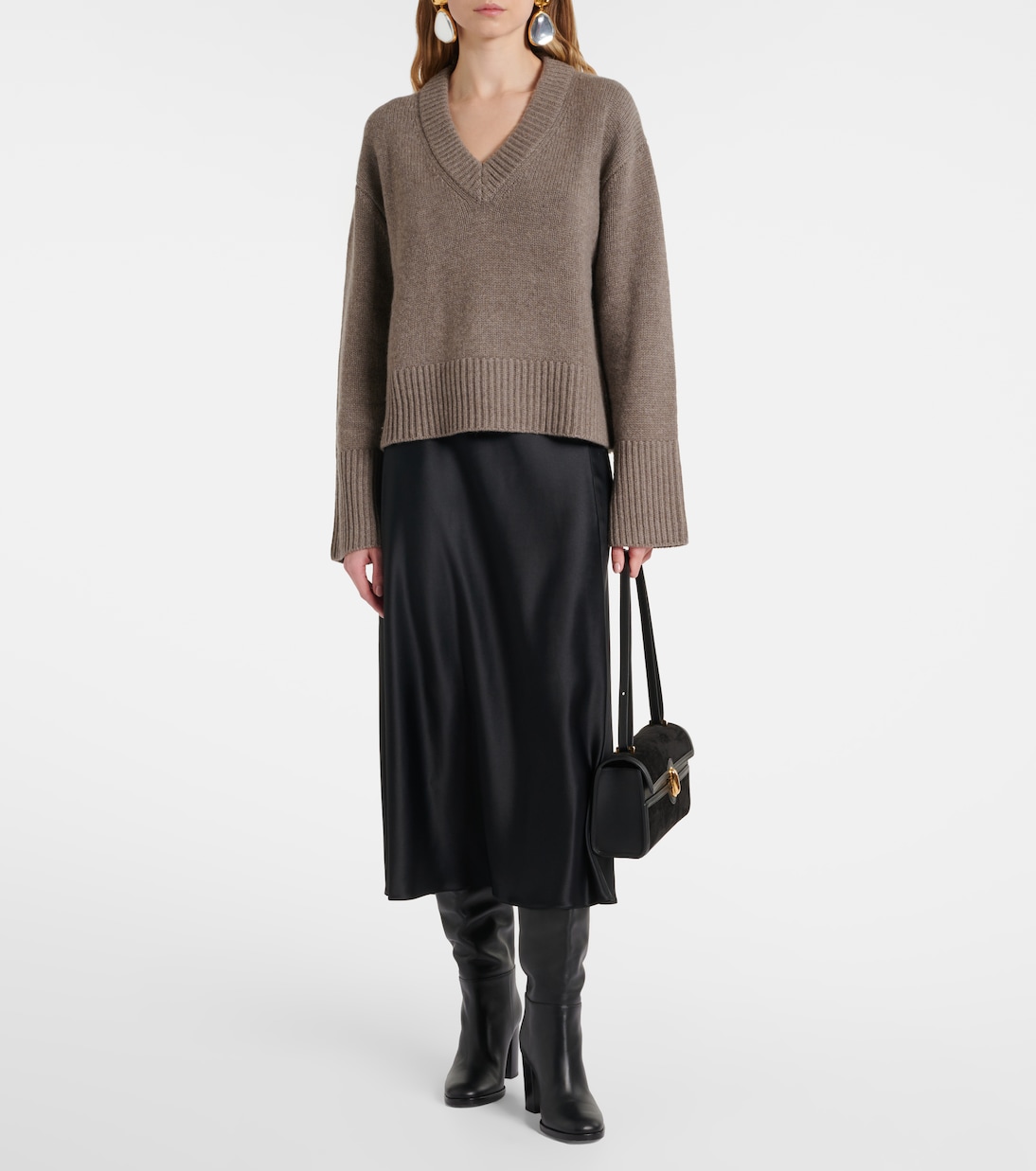 Falda midi Carnet de seda | Max Mara