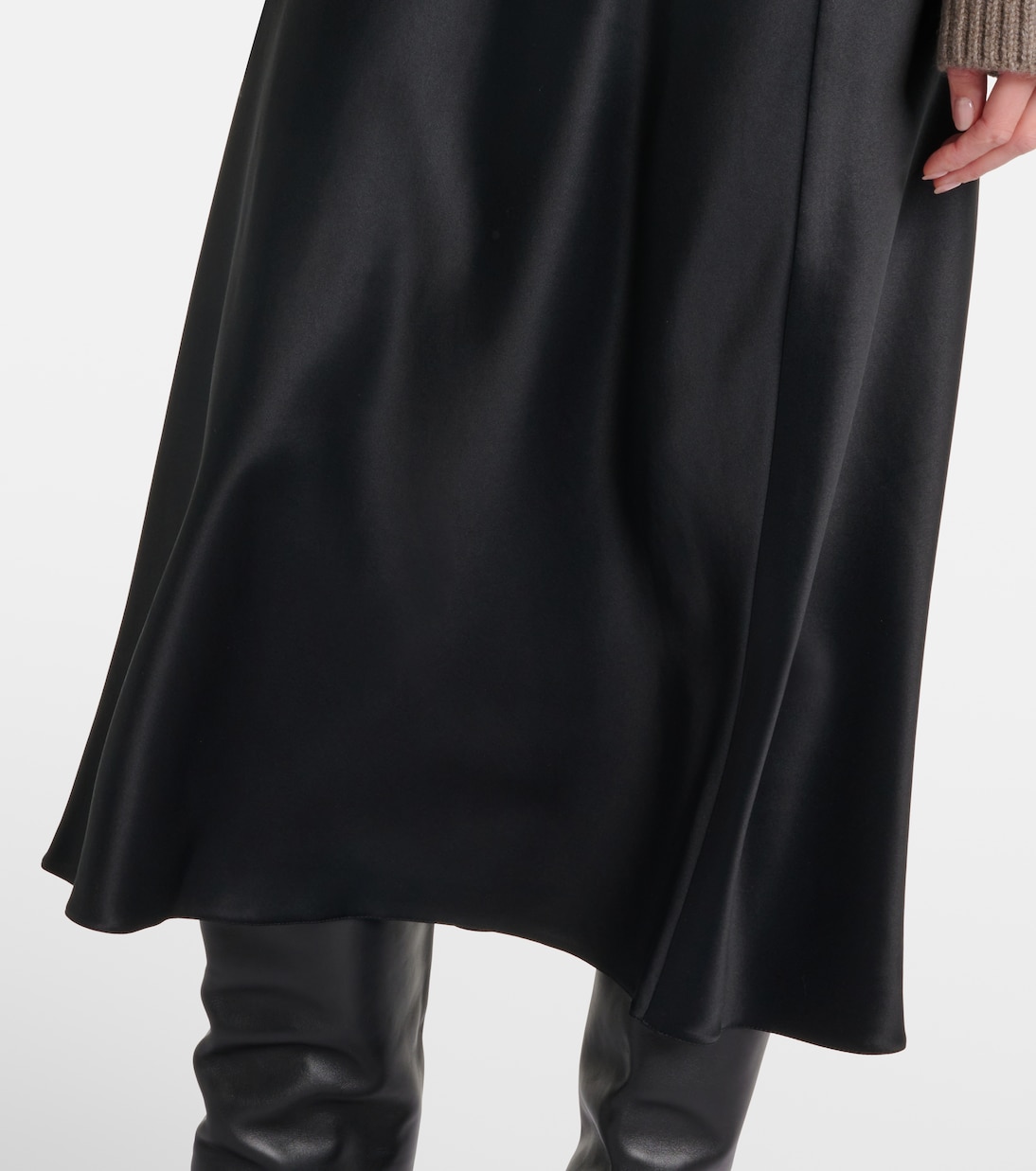 Falda midi Carnet de seda | Max Mara