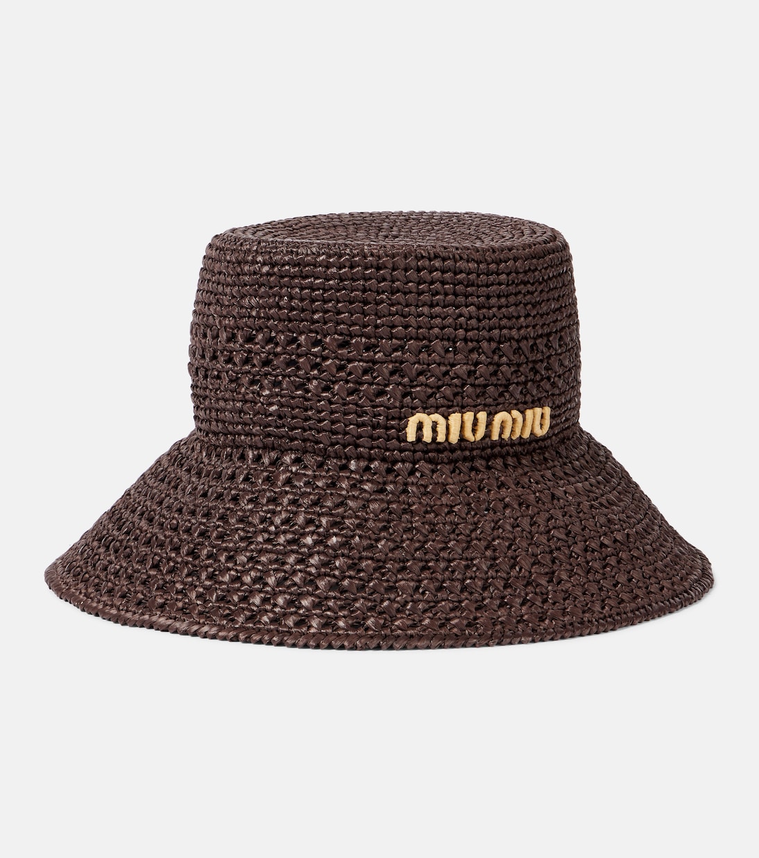 Cappello da pescatore con logo | Miu Miu