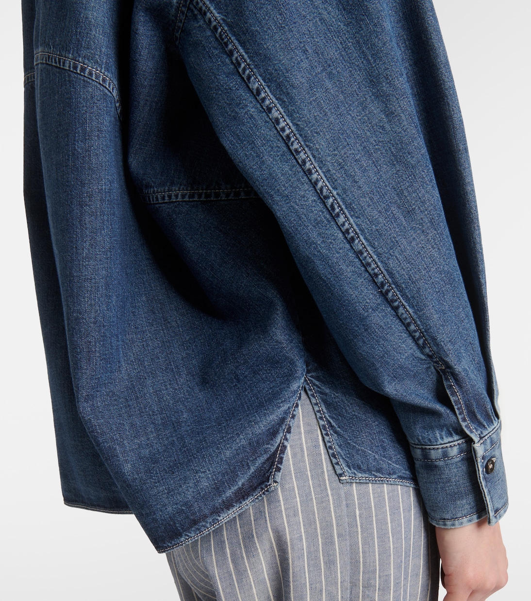 Blusa de denim | Brunello Cucinelli