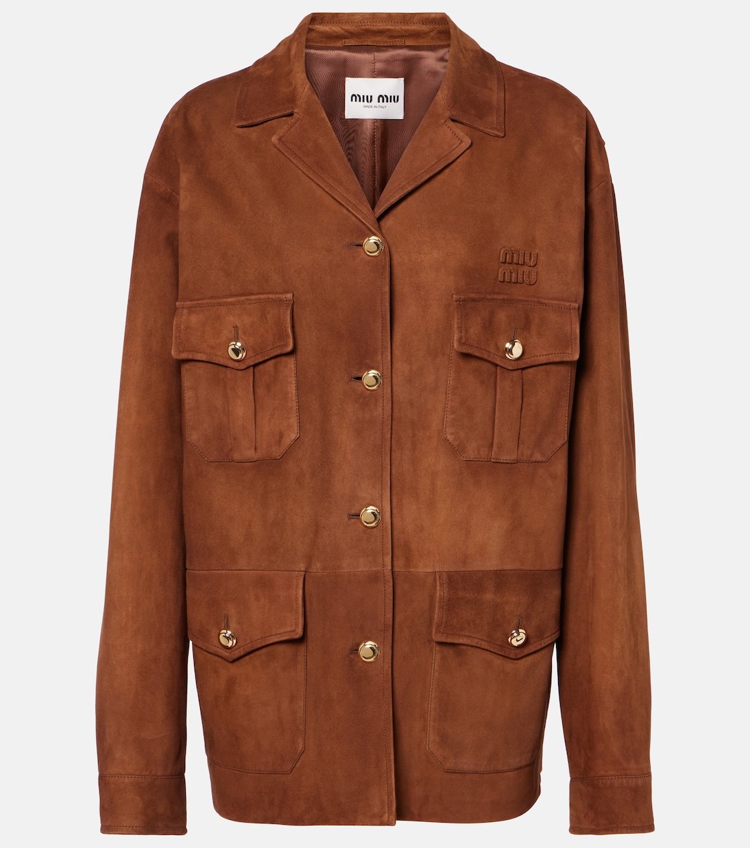 Jacke aus Veloursleder | Miu Miu