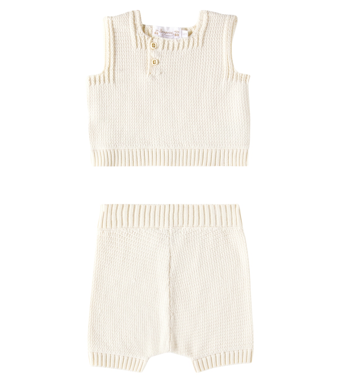 Baby - Top e shorts Elsie in cotone | Bonpoint
