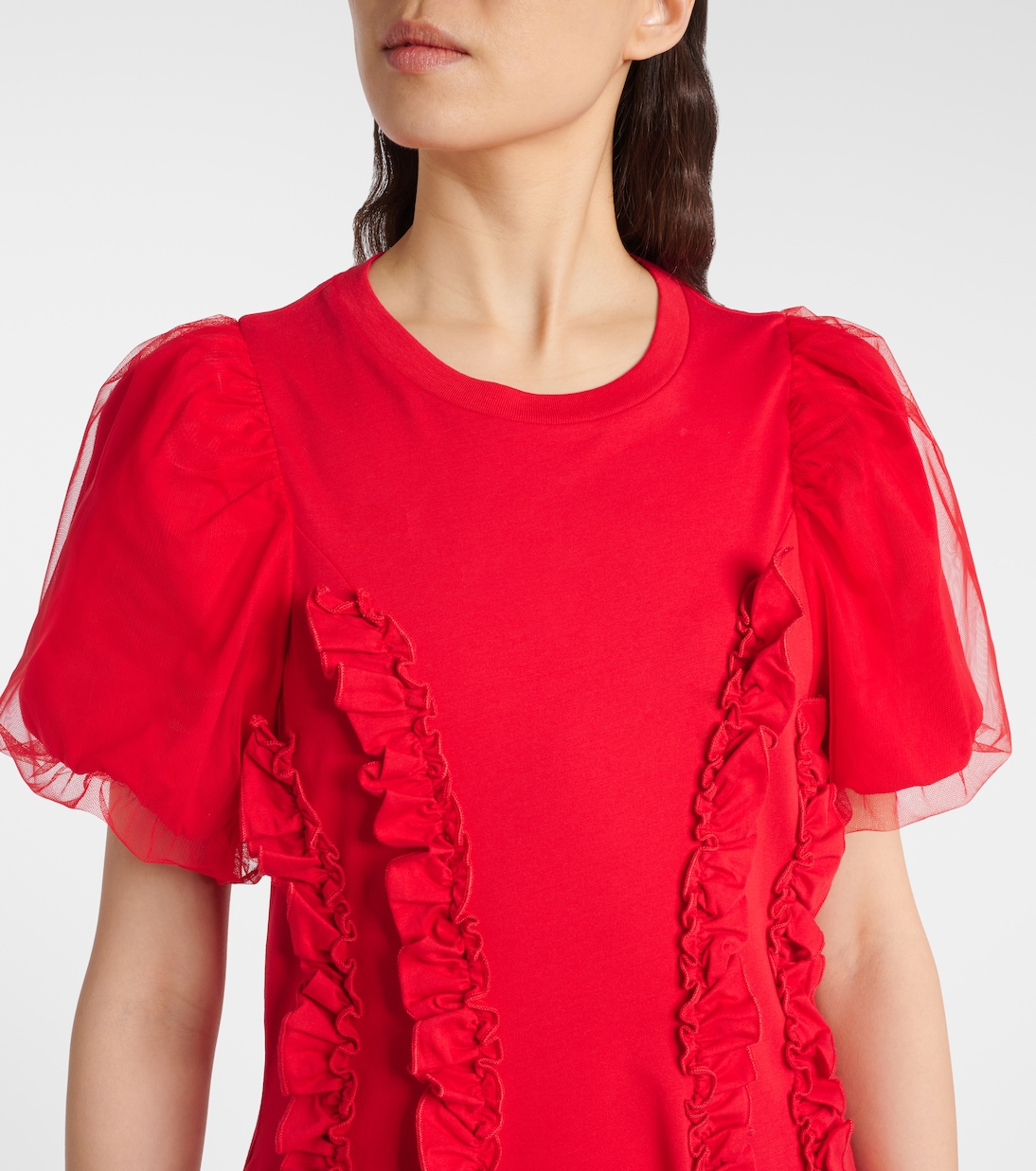 Midikleid aus Baumwolltüll | Simone Rocha
