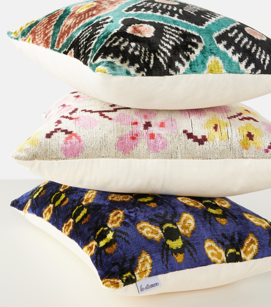 Cuscino Shells in velluto | Les-Ottomans