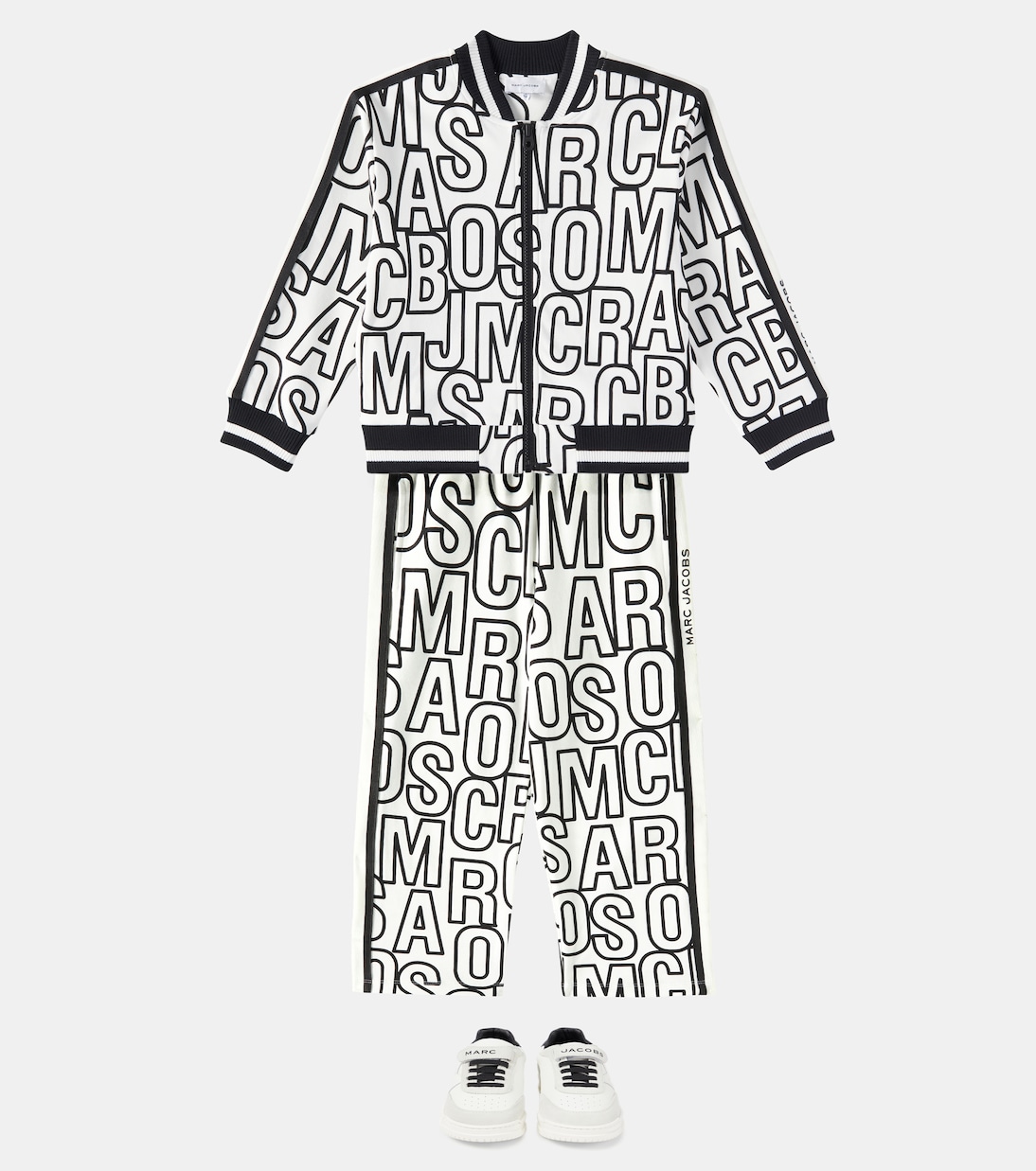Pantalones deportivos de algodón con logo | Marc Jacobs Kids