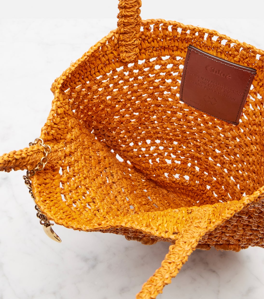 Borsa Summer Banana in rafia | Chloé