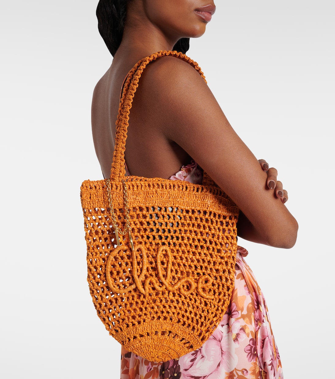 Borsa Summer Banana in rafia | Chloé