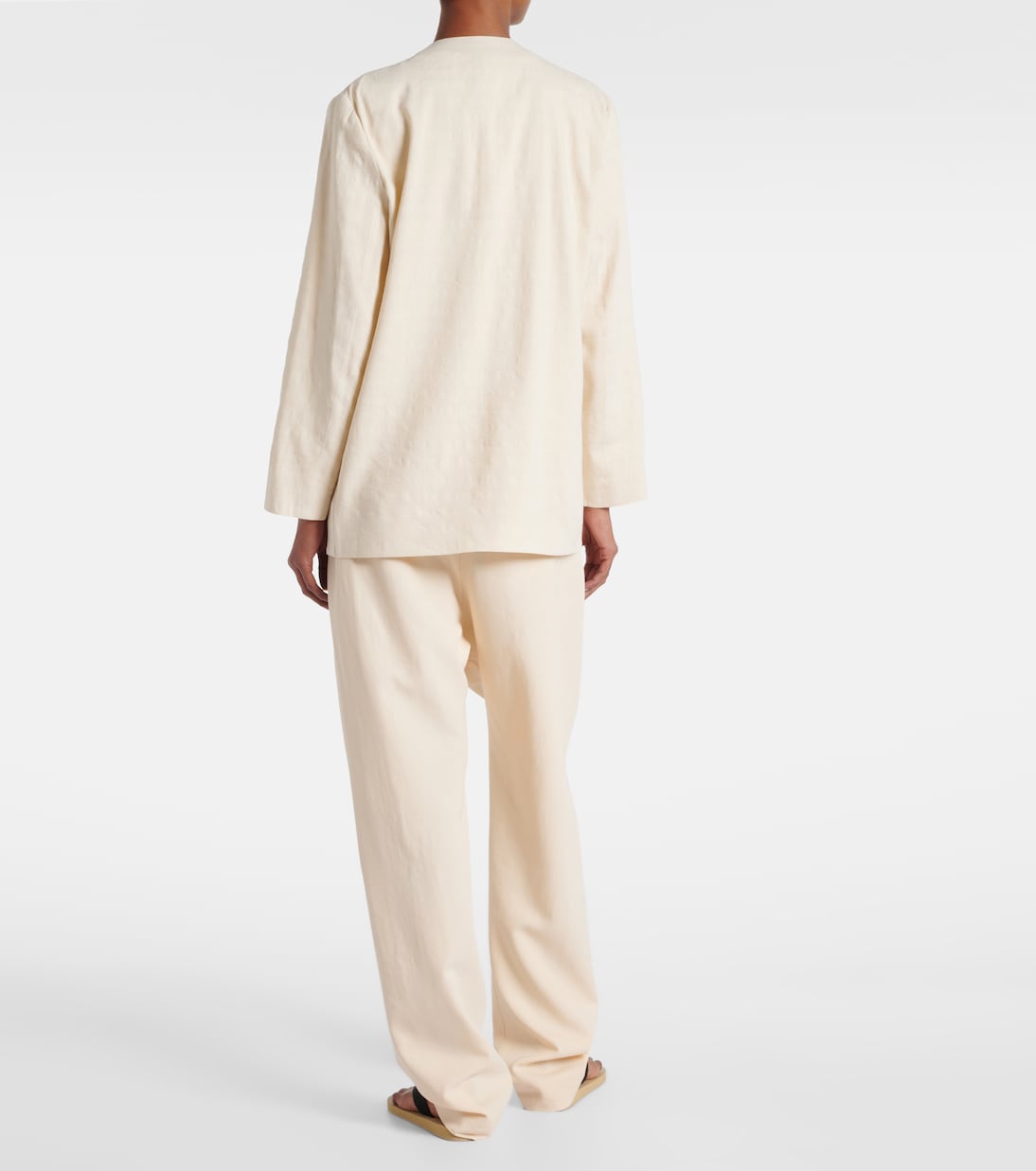 Belle linen-blend jacket | Leset