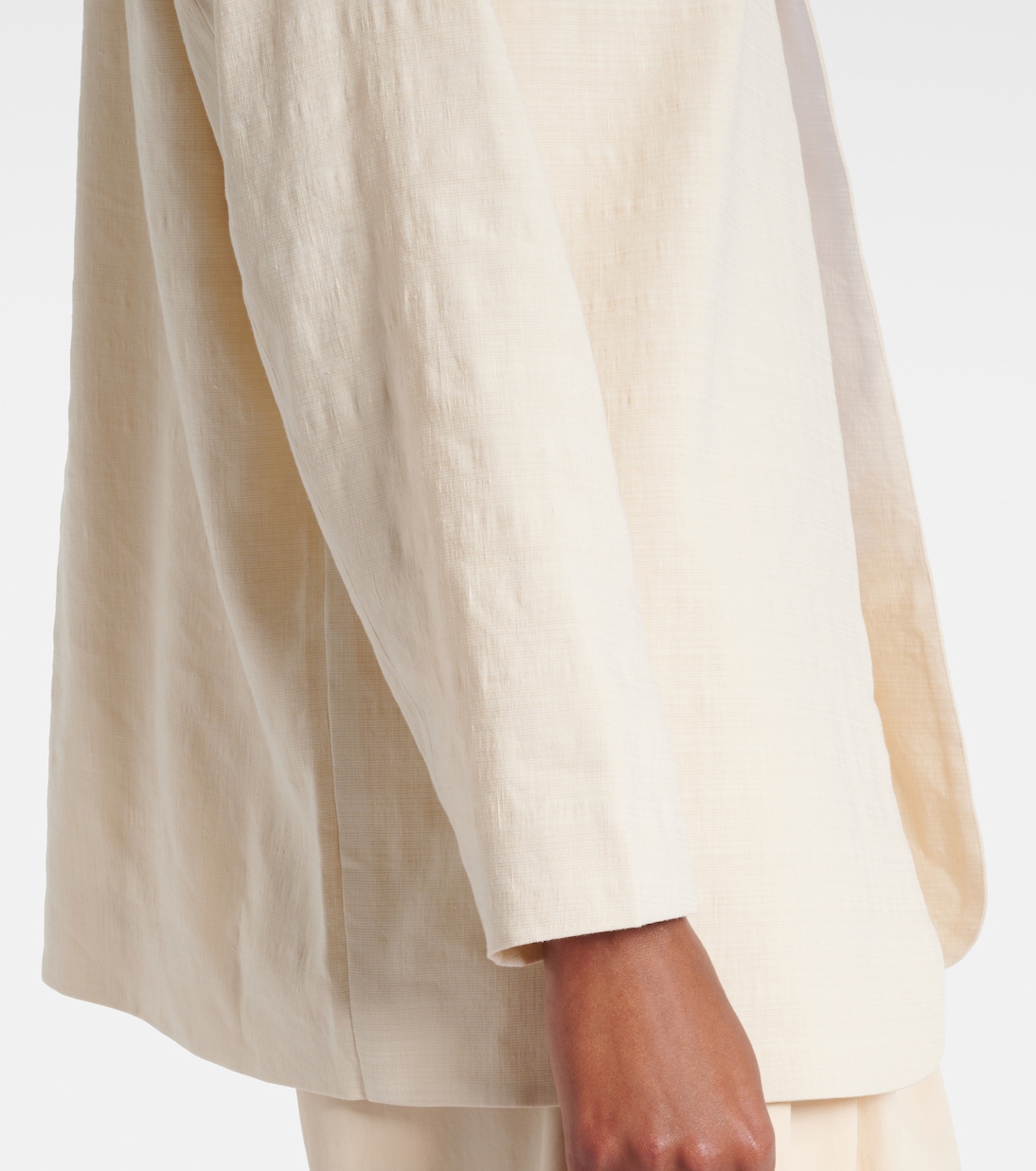 Belle linen-blend jacket | Leset