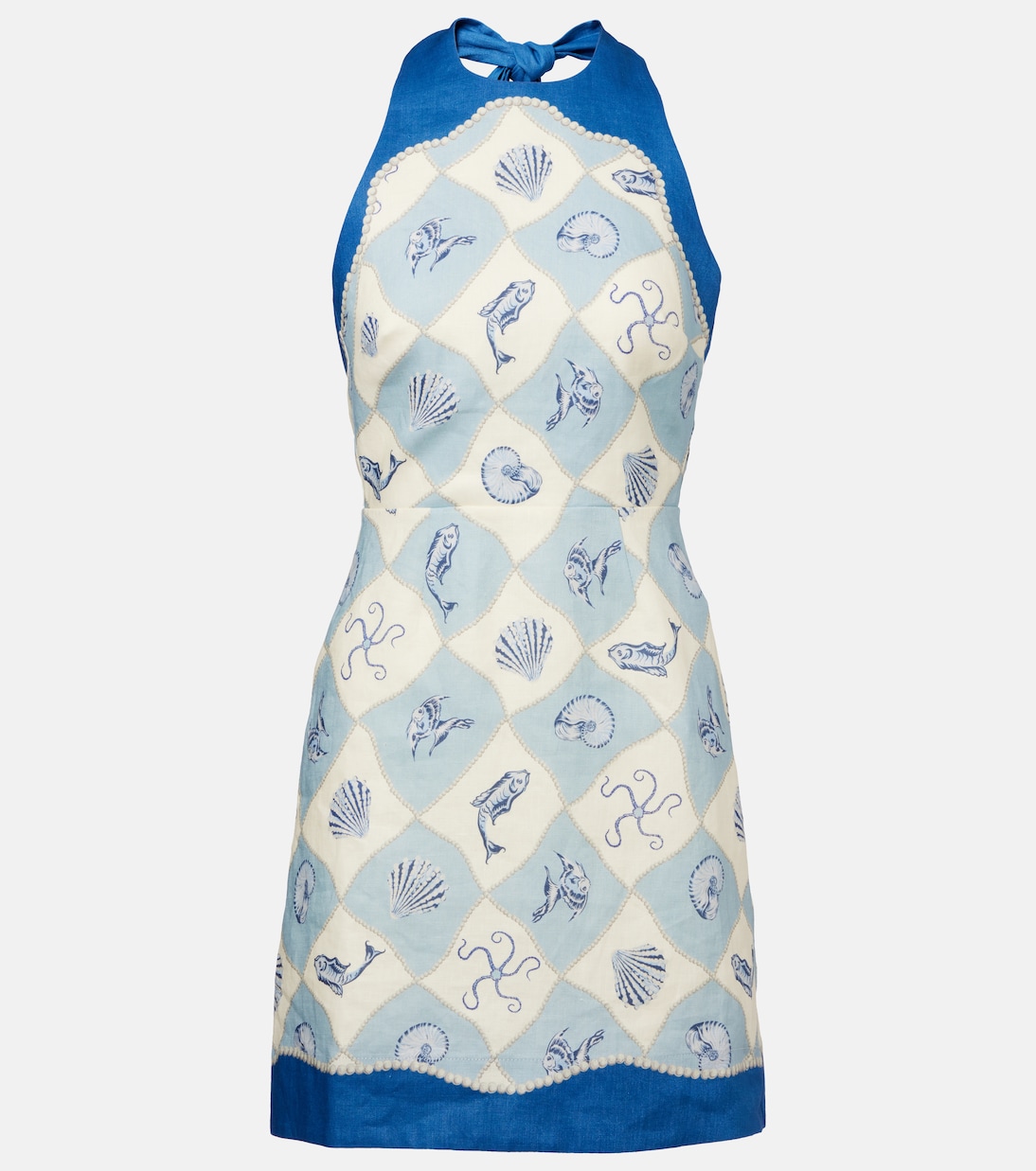 Robe Pia imprimée en lin | Alémais