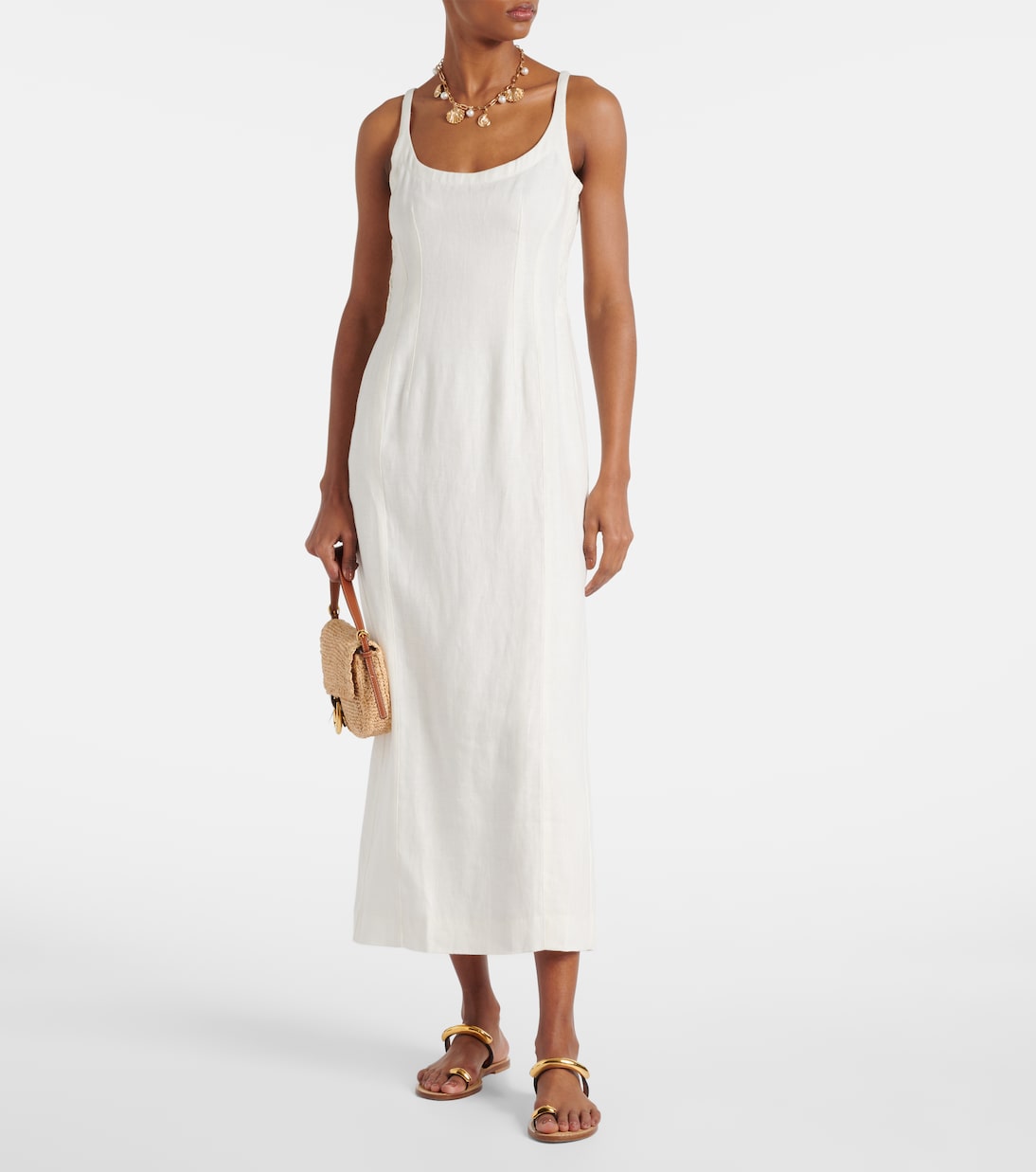 Abito midi Gigi in lino | Faithfull