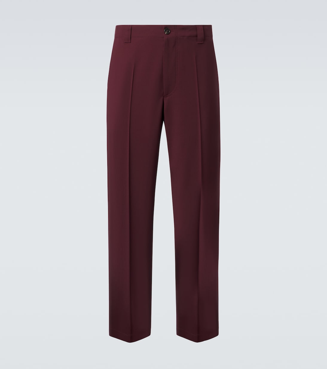 Wool gabardine straight pants | Gucci