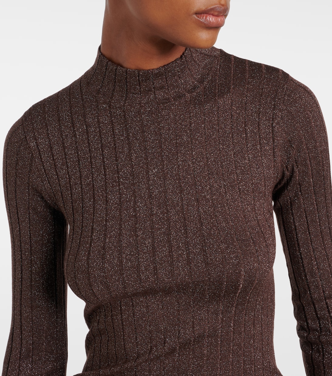 Ribbed-knit cashmere and silk-blend top | Brunello Cucinelli