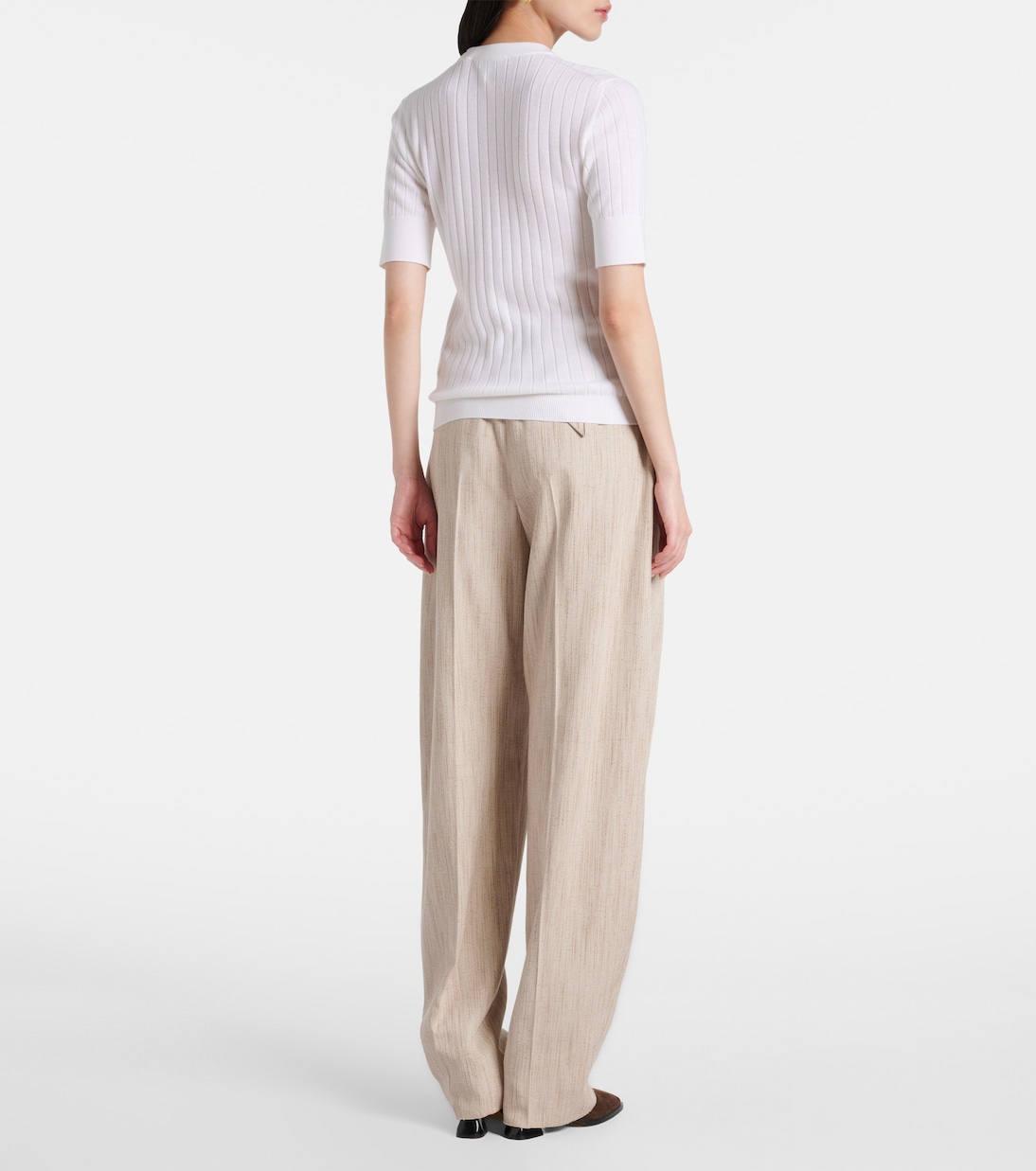 Top acanalado de punto | Bottega Veneta