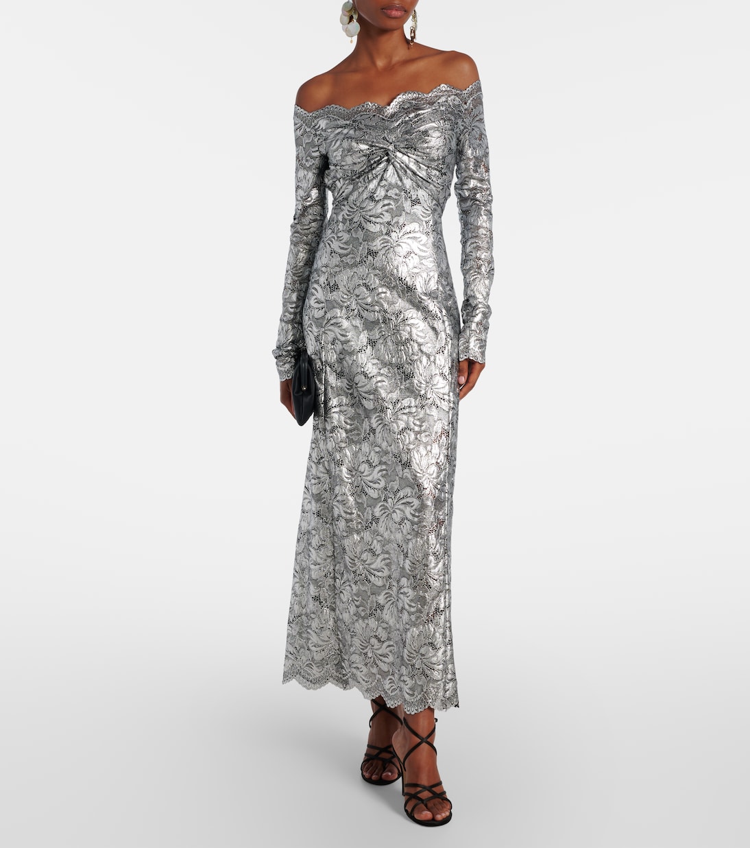 Maxikleid aus Spitze  | Rabanne