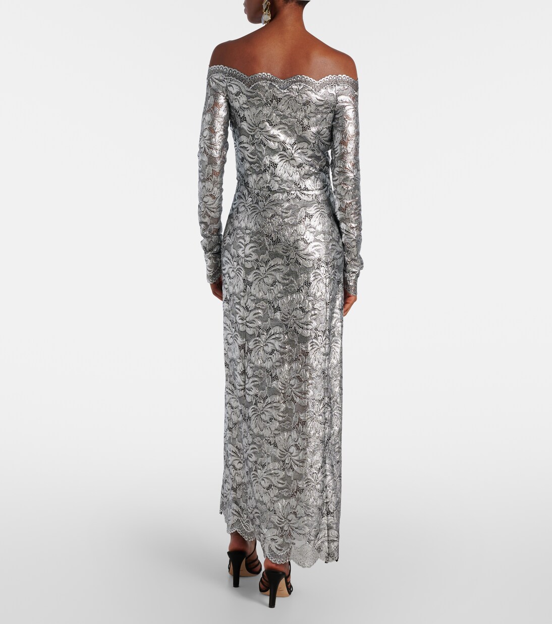 Maxikleid aus Spitze  | Rabanne