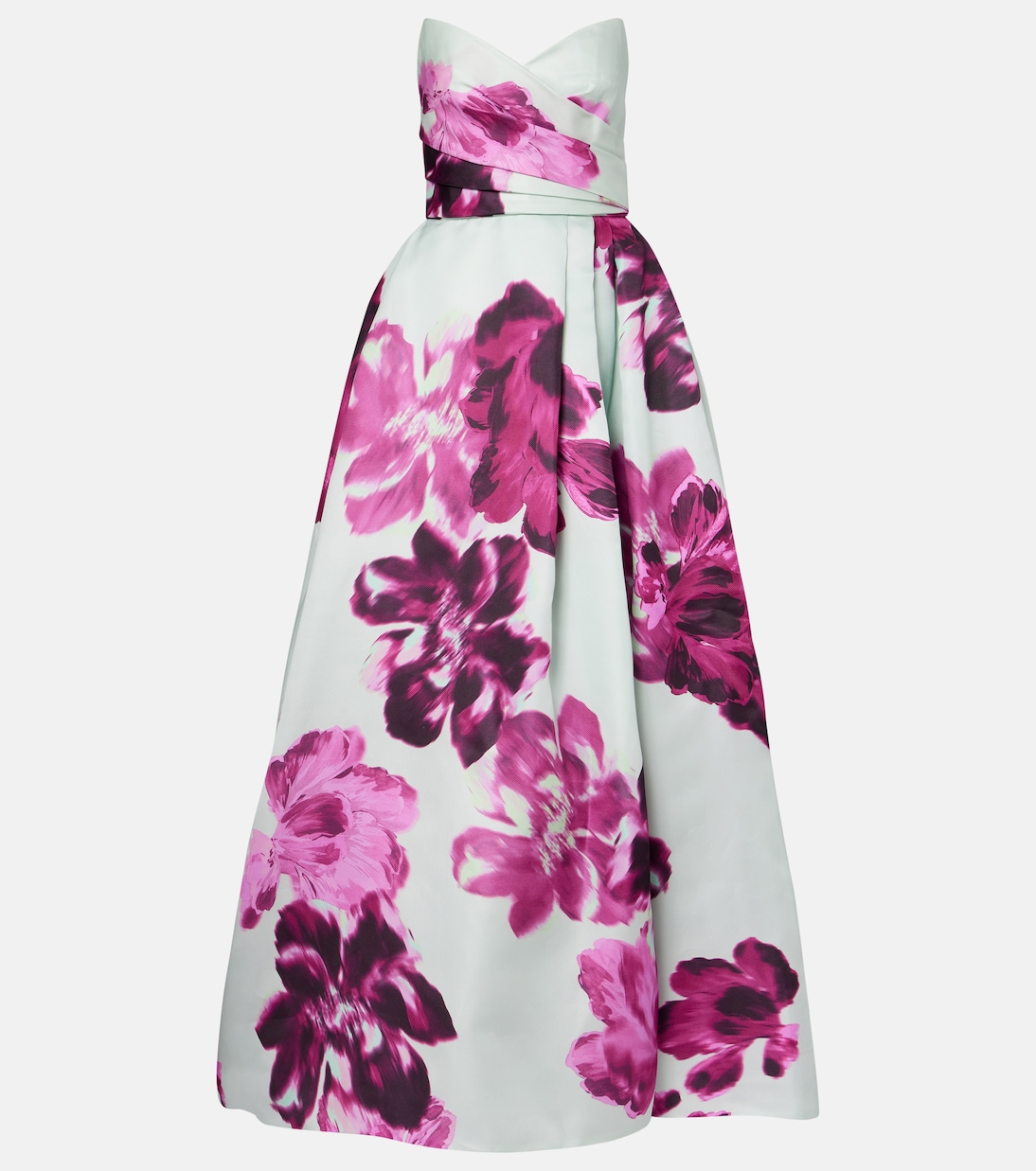 Robe aus Seidengazar  | Monique Lhuillier