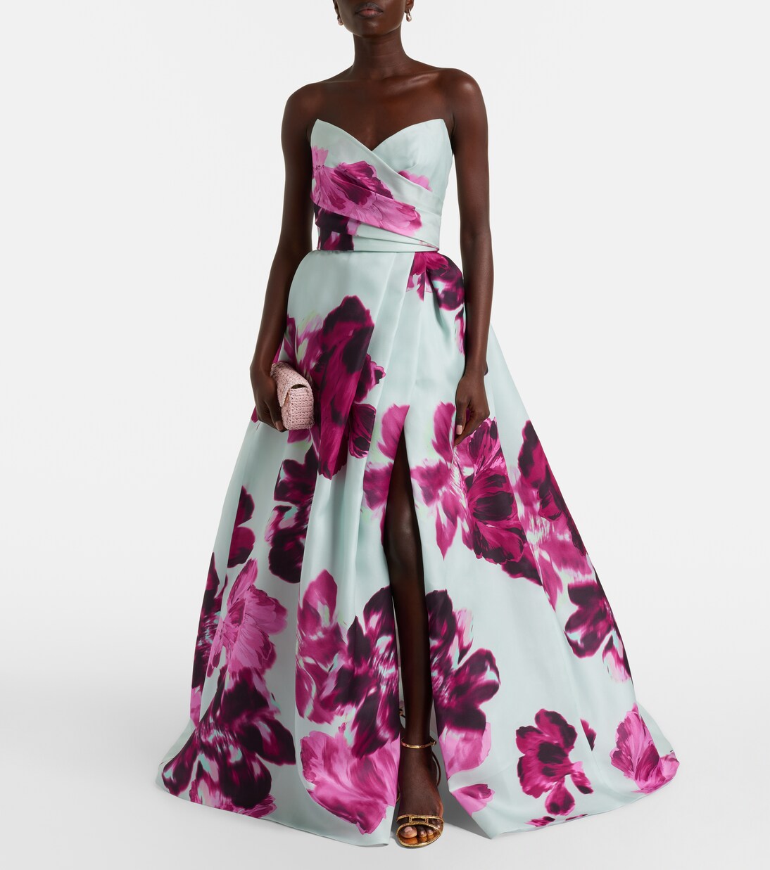 Robe aus Seidengazar  | Monique Lhuillier