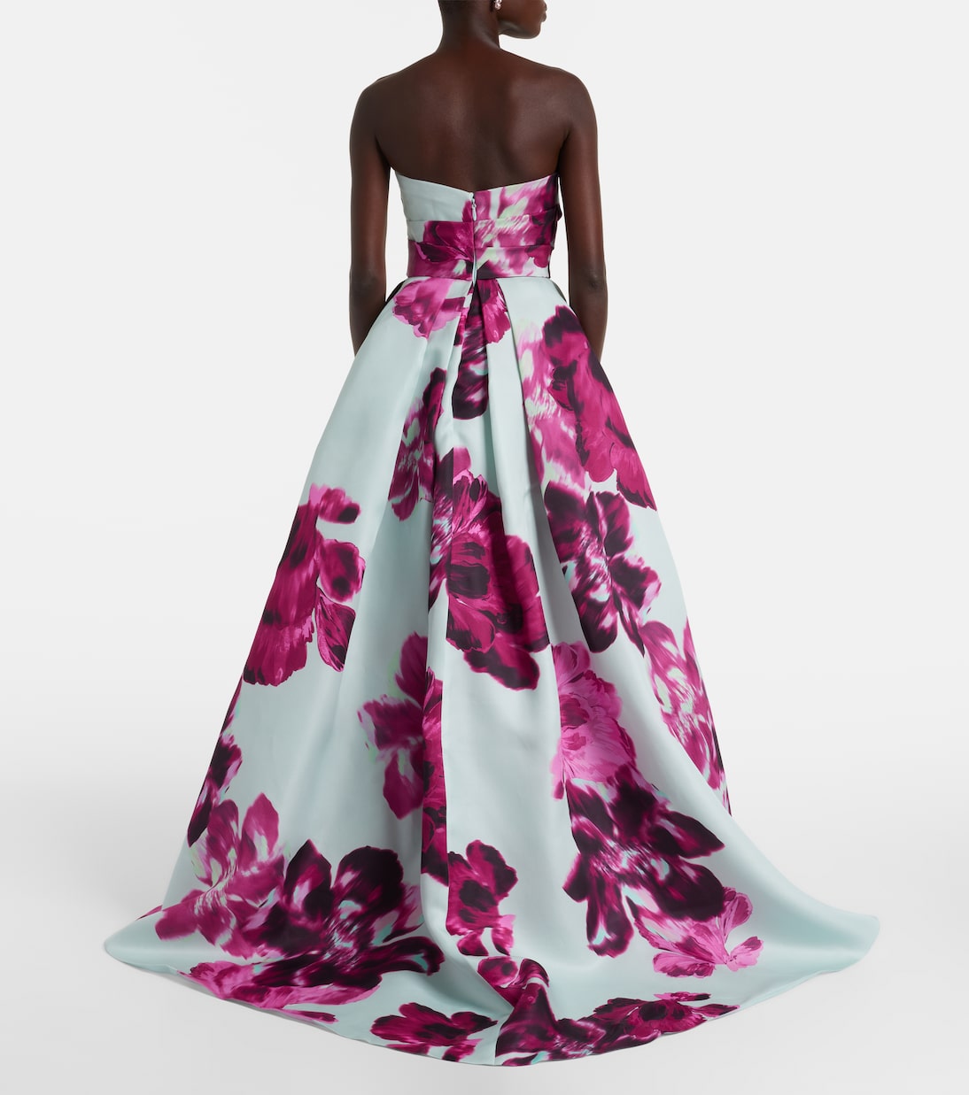 Robe aus Seidengazar  | Monique Lhuillier