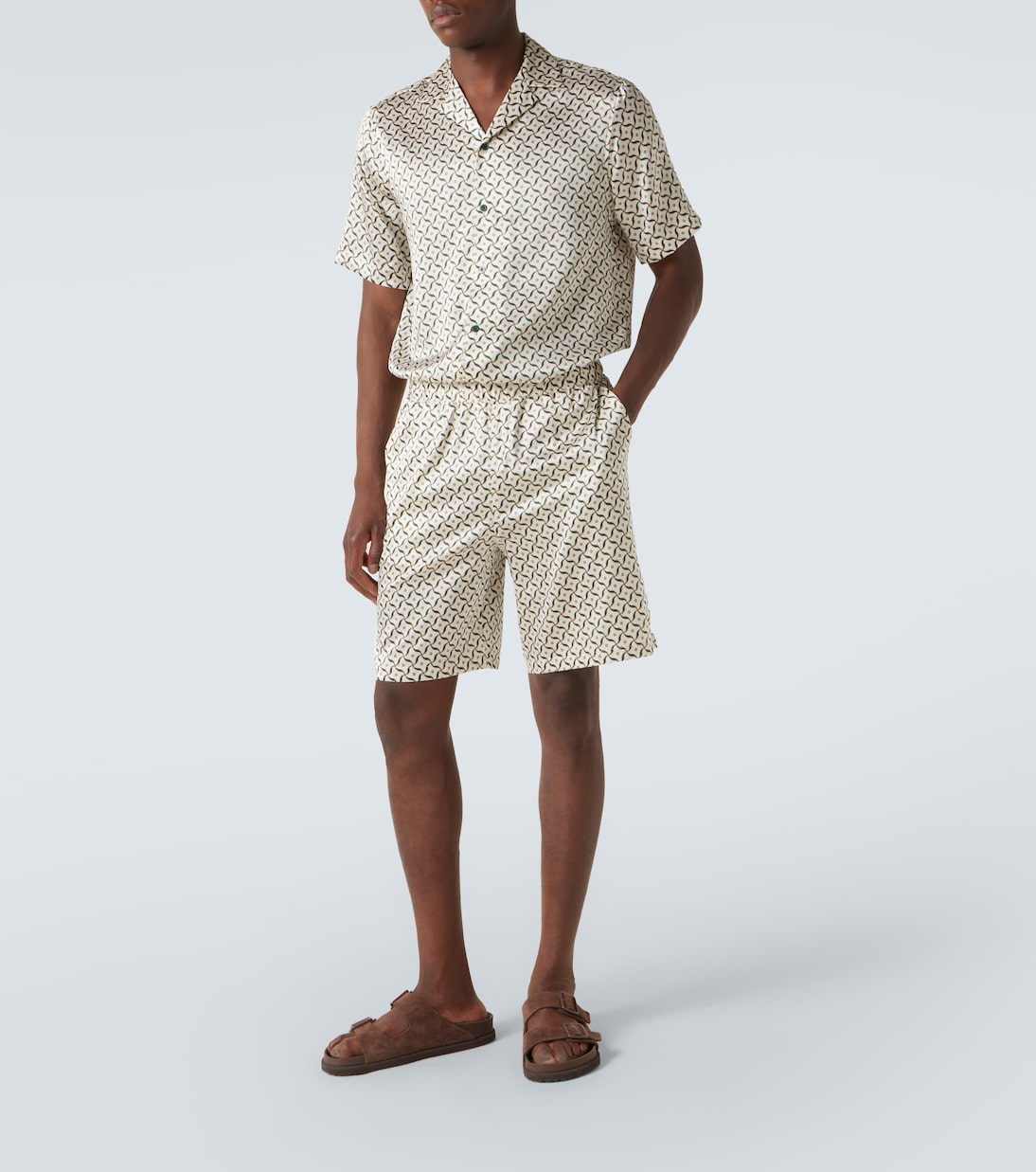 Shorts Palma en mezcla de seda | Frescobol Carioca