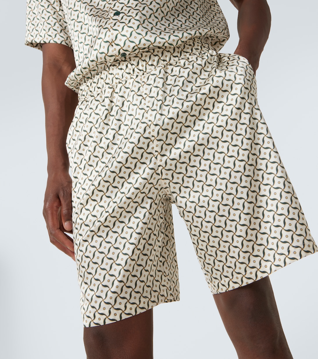 Shorts Palma en mezcla de seda | Frescobol Carioca