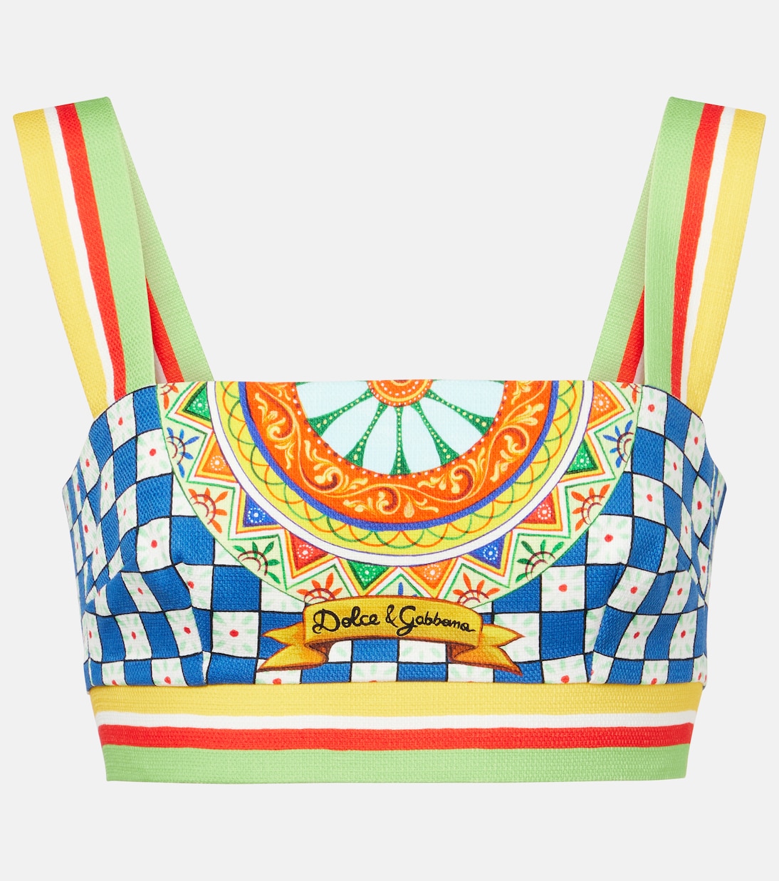 Crop top de algodón  | Dolce&Gabbana