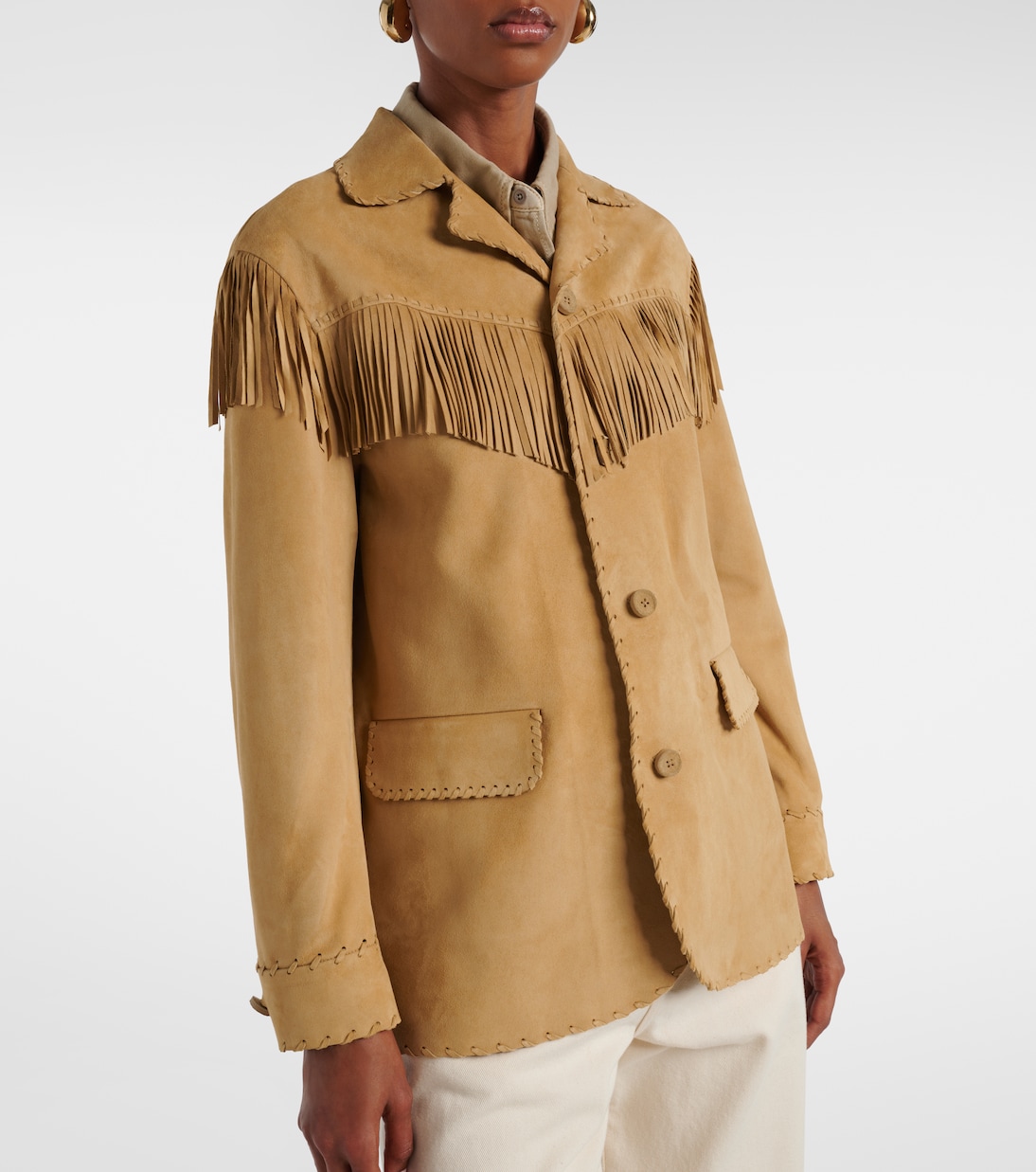 Ryland fringed suede jacket | Ralph Lauren Collection